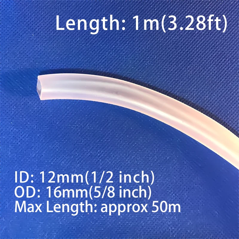 1m Transparent PVC Plastic Hoses High Quality Water Pump Tube 4 6 8 10 12 16 20mm Inner Diameter Garden Lab Fish Tank Aquarium plastic hose