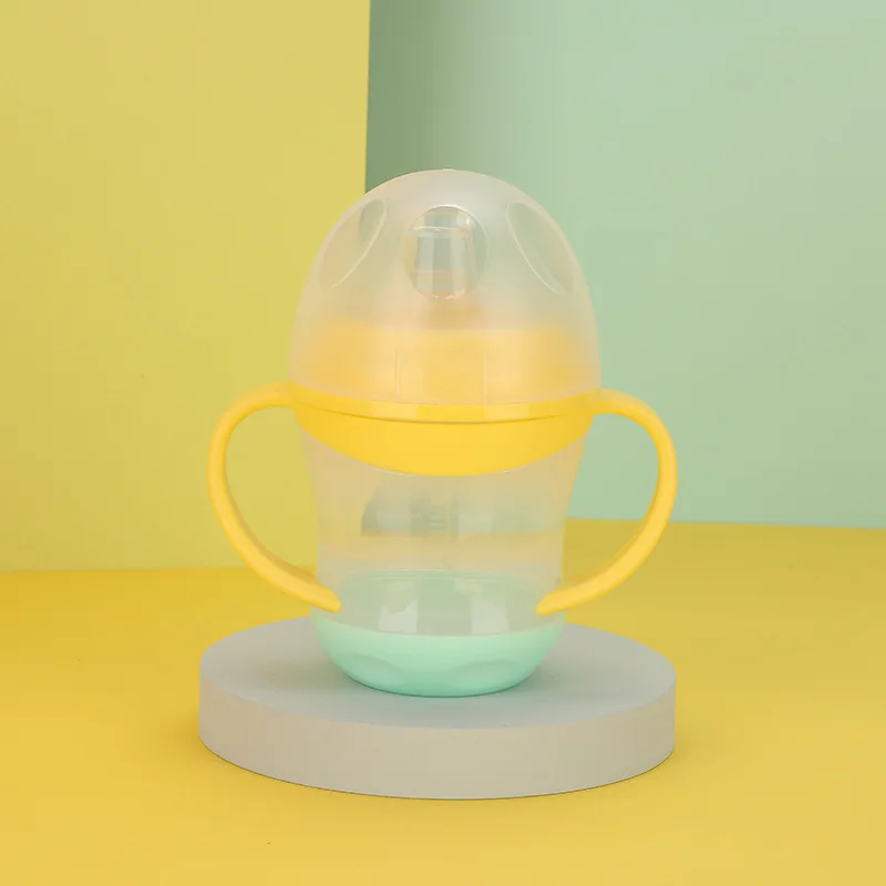 160ML Sippy Cup Leak-Proof Safety Feeding Duckbill Bottle Kids Baby Training Drinking Bottles Cups Infant Water Milk Bottle