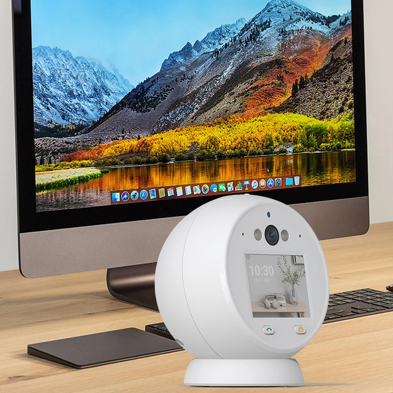 4MP PTZ Wifi Camera Video Call with 2.8 Inch IPS Screen Baby Cry Sound Detection Security IP Camera Baby Monitor iCSee