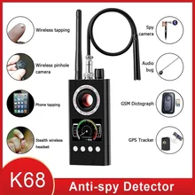 Detector de señal RF inalámbrico antiespía, rastreador GPS GSM, cámara oculta, dispositivo de escucha militar profesional K68 VS K88 K18