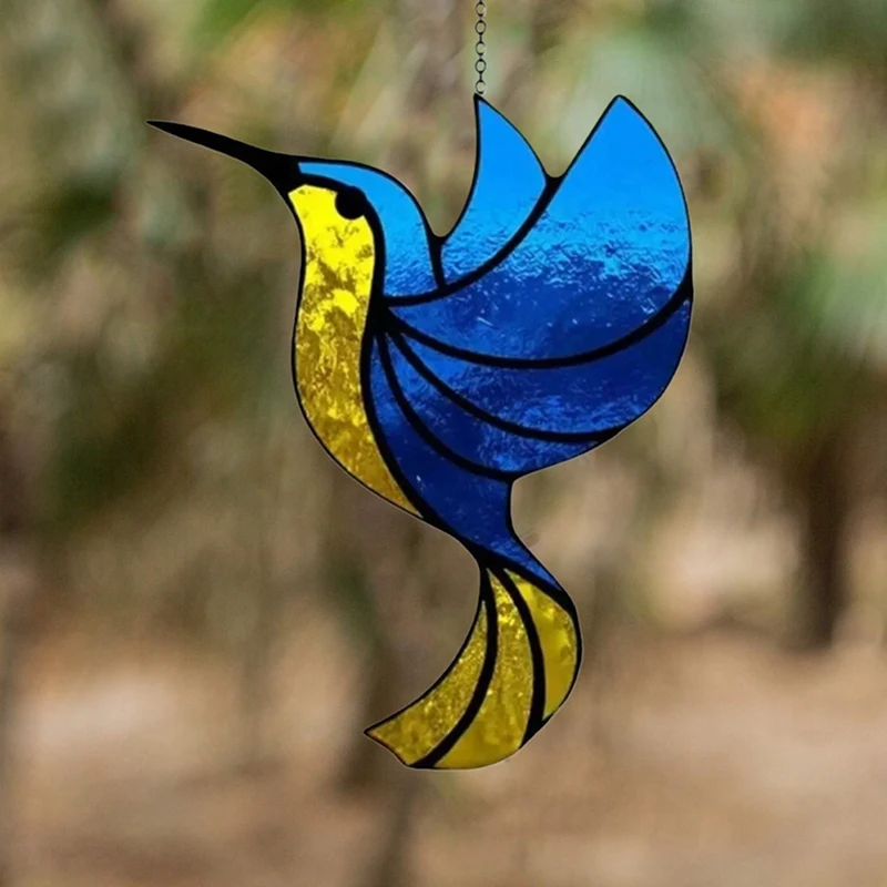 

2 PCS Crystal Suncatchers As Shown Acrylic For Windows For Home Garden Office Wedding Christmas Decoration-Bird