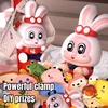 Kids Mini Claw Machine Toys DIY Cartoon Rabbit Coin Operated Play Games Prizes Doll Vending Machines Children Birthday Gifts 4