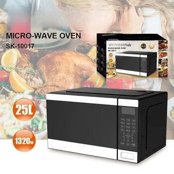 Forno a microonde piatto intelligente di generazione transfrontaliera 110V Mini forno a onde luminose per uso domestico cottura a vapore controsoffitto elettrico 1