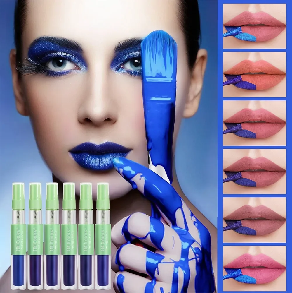 Description Picture 4 of item6-Color Spray Liquid Peel-off Lip Gloss Matte Mist Lipstick Waterproof Makeup Tattoo Mask Glaze Tear Contour Lip Stain Cosmetic