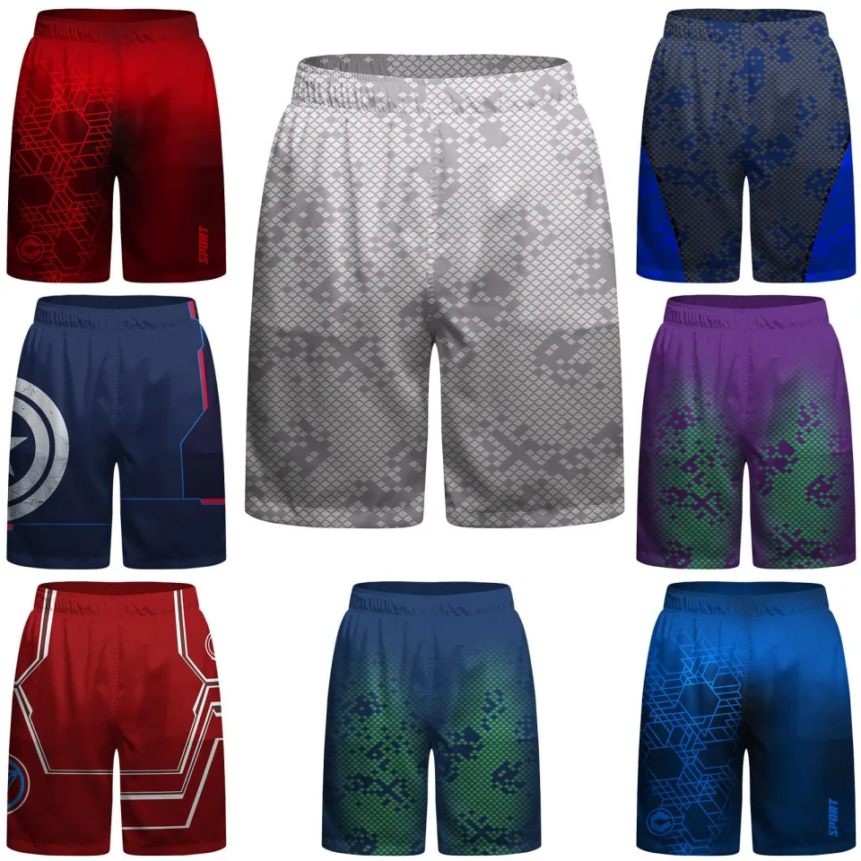 MMA BJJ Rashguards Boxing Shorts Clothing Muay Thai Wrestling Kickboxing Combat Short Pants For Men's Anti-Wrinkle Fitness Wear