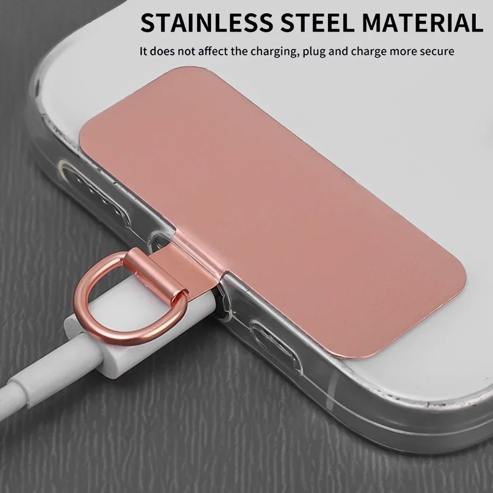 Ultra-Thin Stainless Steel Phone Tether Tabs