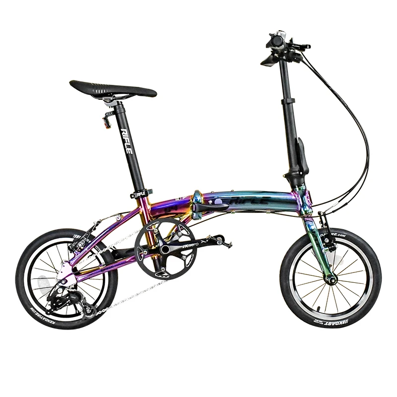 Bicicletta Pieghevole Ultraleggera Da 14 Pollici 2023 Nuova Bici Da Città Per Pendolari Da Strada Leggera In Lega Di Alluminio A 9 Velocità
