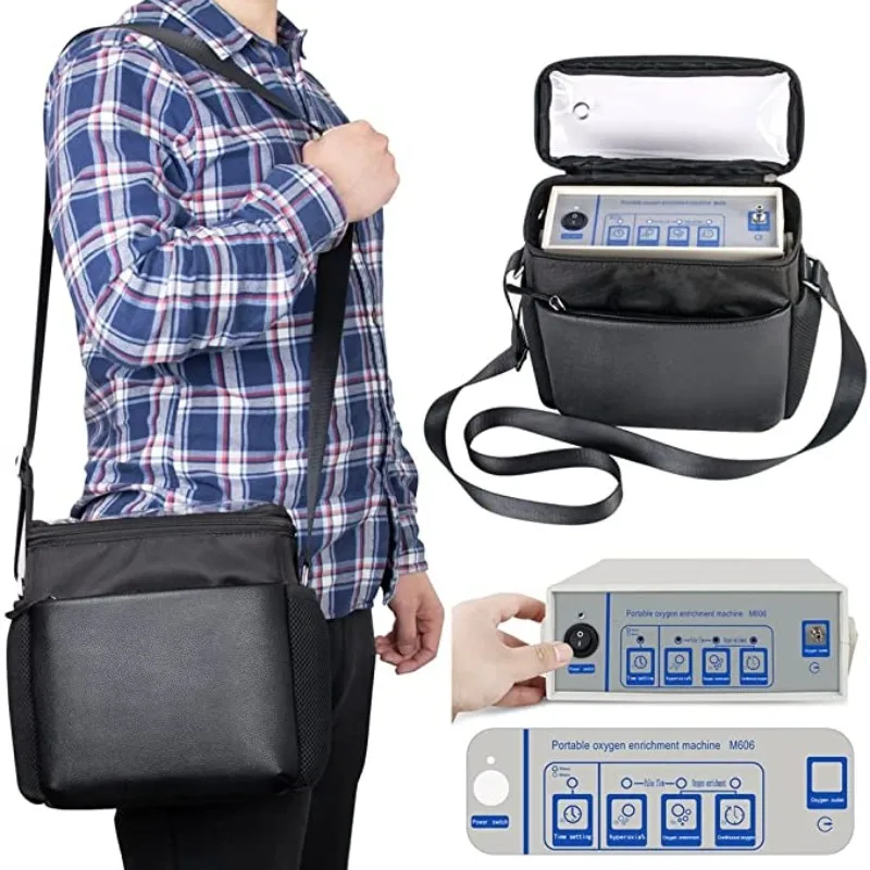 Portable Oxygen Enrichment Machine Pulse and Continuous Oxygen Concentrator Rechargeable Battery And Car Charger