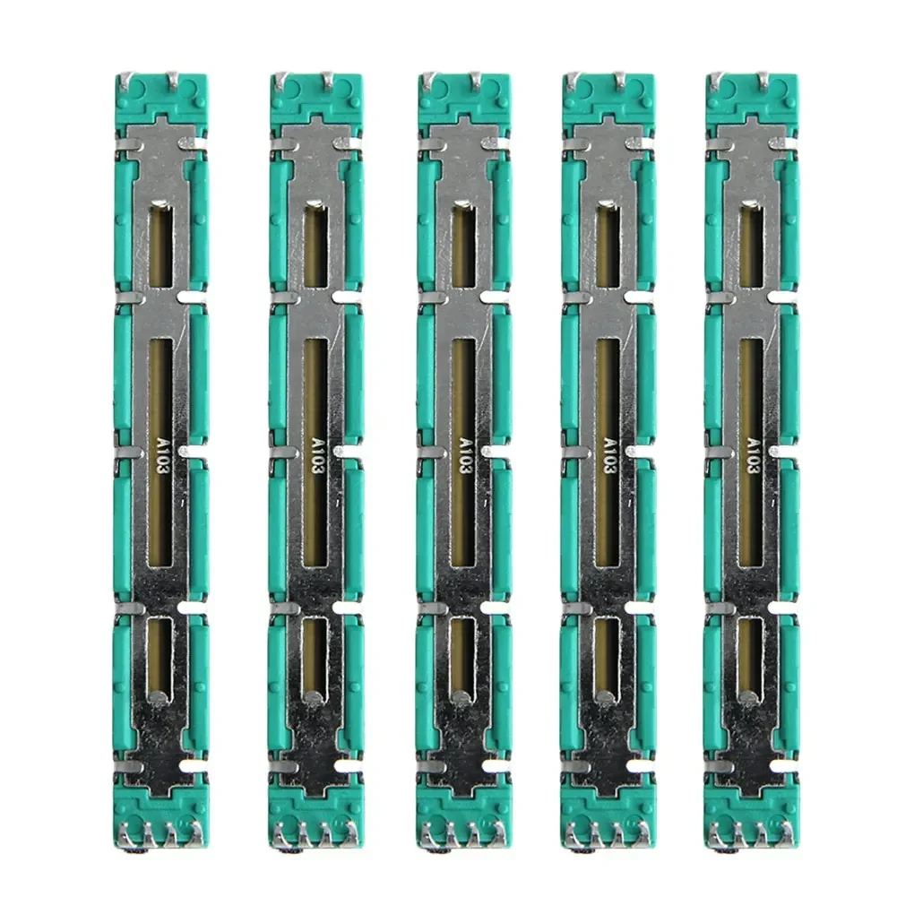 5pcs 7.5cm A10K 2-channerl Mixer Fader Potentiometer for Soundcraft Direct multiturn potentiometer linear potentiometer potentiometer kit trimmer potentiometer adjustable resistor potentiometer knobs electronic components