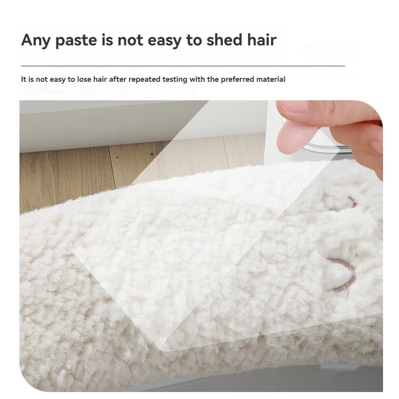 Cartoon Sheep Toilet Mat Seasonal Universal Adhesive Toilet Seat Cover Reusable Toilet Seat Cushion Bathroom Accessories 6