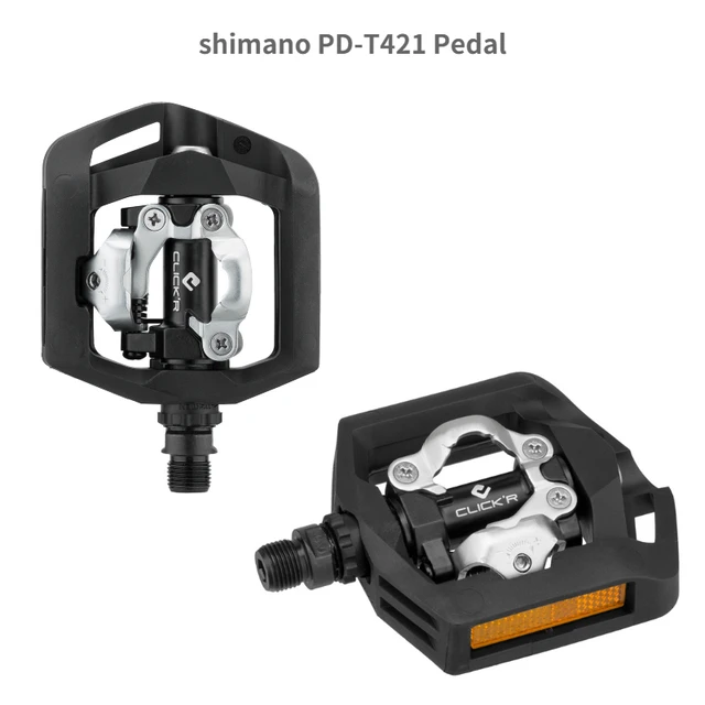 PEDALES SHIMANO T421 PLATAFORMA/FIJACIÓN - Tienda Syvbike