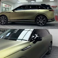 Super Matte Lightning Green PET Wrap Vinyl Film Car Whole Body DIY Color Decal Protective Cover Sticker Auto Tuning Accessories 3
