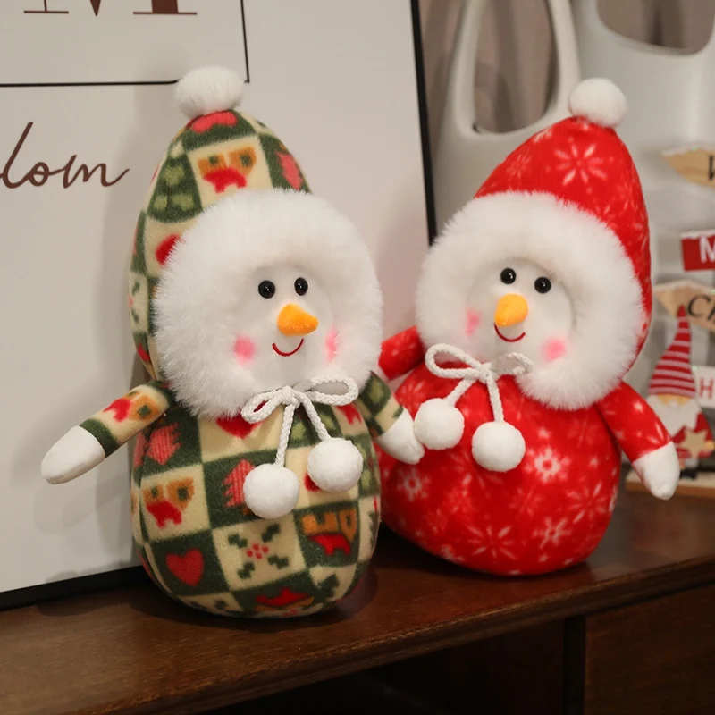 Cute Snowman Plush Toy Christmas Decoration