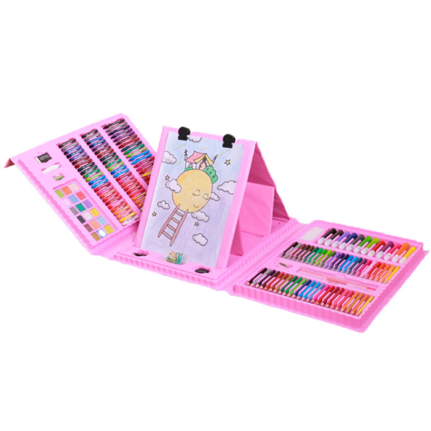 176PCS Colored Pencil Artist Drawing set Painting Graffiti Brush