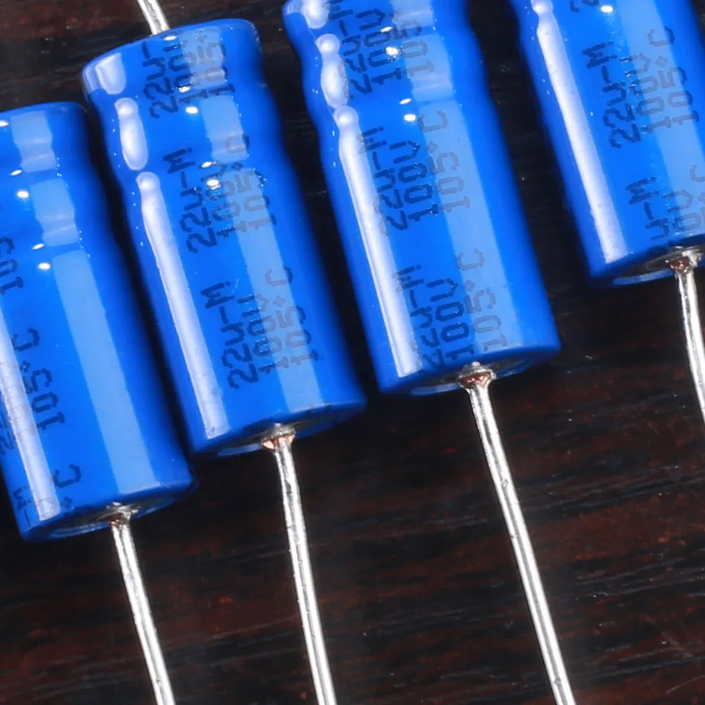 4pcs VISHAY BC LL Axial Hi-Fi Capacitors Hi-Fi Audio 22uF 100V