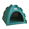 Pet Tent Bed Removable Cat Sofa Basket Canvas Semi-enclosed Cat House Dog Cave Hut Cat Sleeping Bed for Room Decor Pet Supplies 6