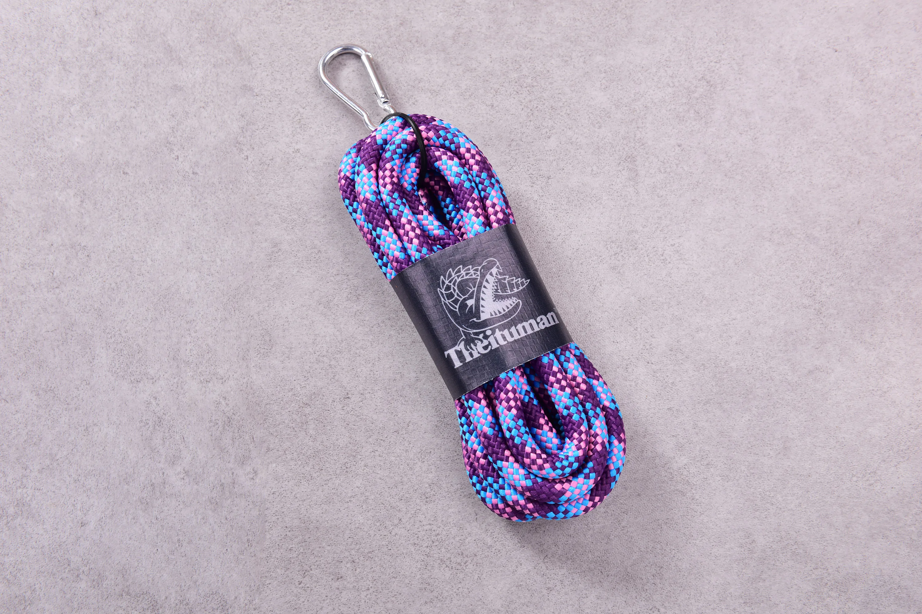 Vibrant Multicolored 8mm Polyester Braided Paracord - 3 Meters, Perfect for Pet Leashes and Safety Ropes