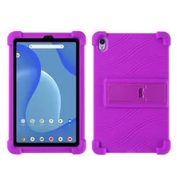 Child-Proof Silicone Tablet Case with Adjustable Bracket for Onn 7 inch 2024 (PURPLE)