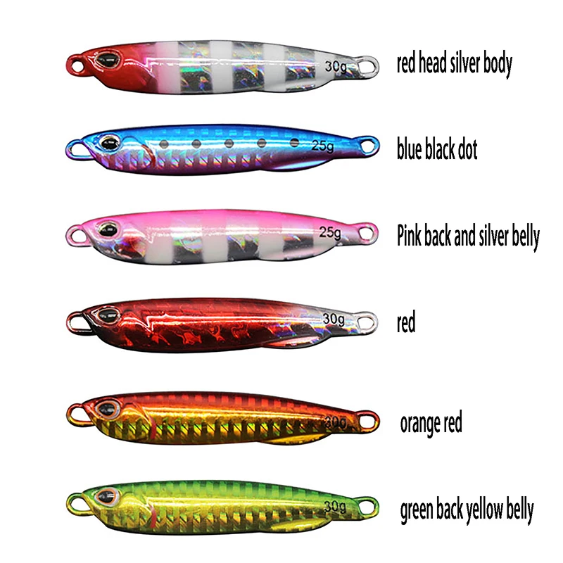 

1pc Metal Cast Jig Spoon 10/15/20/30/40/50g Shore Casting Jigging Fish Sea Bass Fishing Lure Artificial Bait Tackle