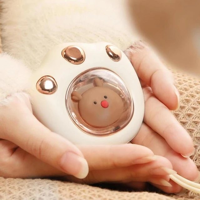 Hand Warmers Rechargeable, Cat Paw Cute Handwarmer, Portable Hand Warmer  USB, Reusable Hand Warmer, Winter Heater