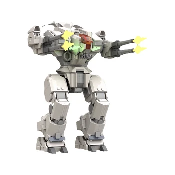 MOC Rifleman Battletech Robot Building Blocks Robot da guerra ad alta tecnologia Mattoni Modello Fanteria Robot armati Giocattoli di assemblaggio Regali per bambini