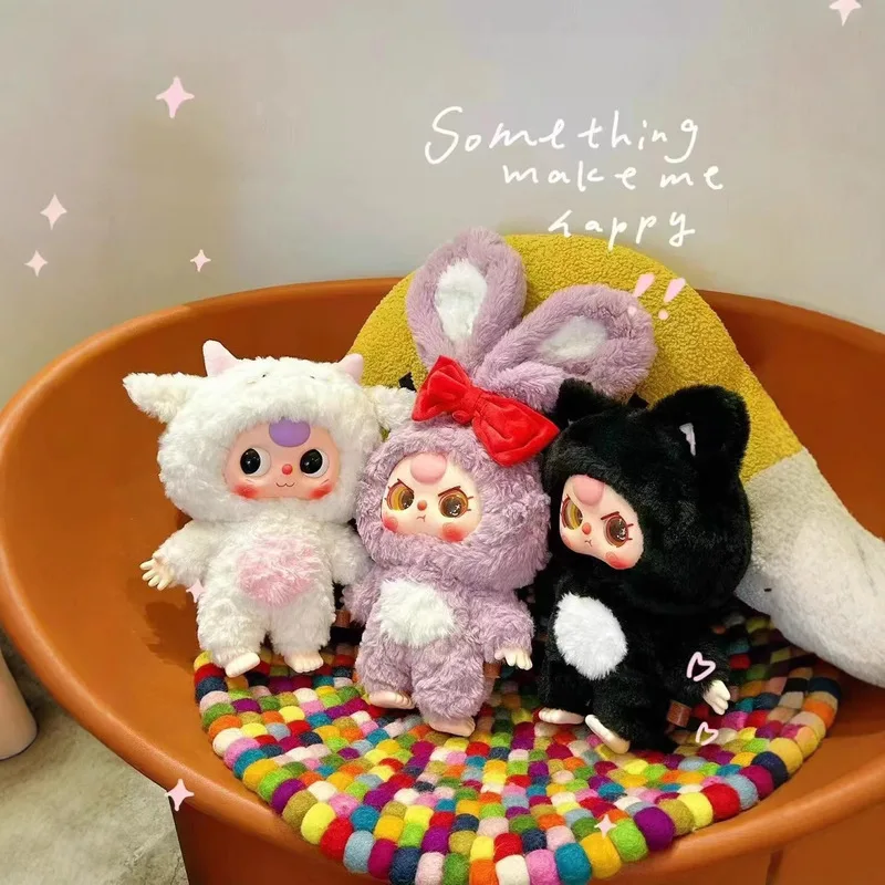 재고 있음 Babythree 3세 400% 플러시 블라인드 박스 타이드 플레이 장식품 귀여운 인형 선물