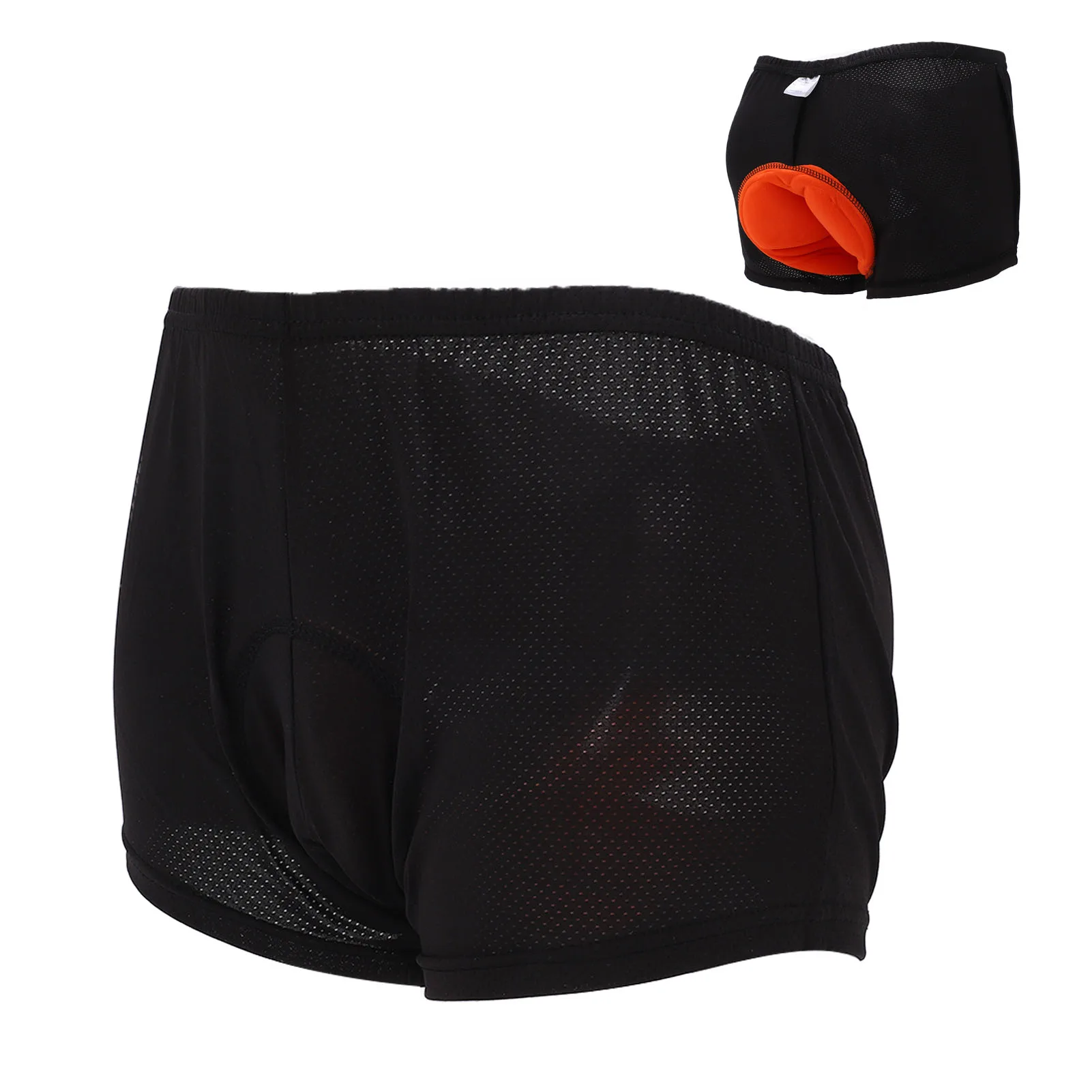 Mens Padded Cycling Shorts Padded Shorts Elastic Soft Convenient Practical for Exercise Indoor Training