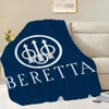 Fashion Gun B-Beretta Cool Blanket Skin friendly comfort warm soft plush blanket suitable sofa living room office bedroom 2