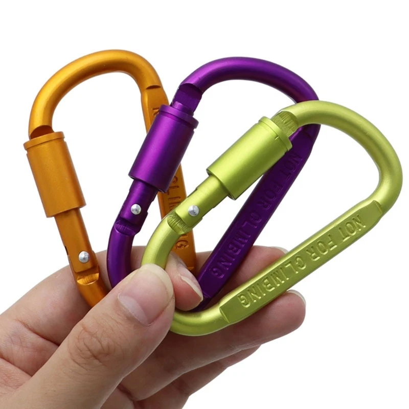 Dropship Plastic D-Ring Locking Carabiner Light But Strong NOT For