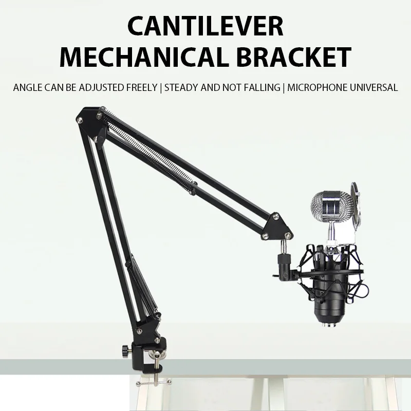 Microphone Desk Arm Stand NB-35 Desktop Arm Holder Mic Stand For Bm800 Microphone Stand With A Spider Cantilever Bracket Universal
