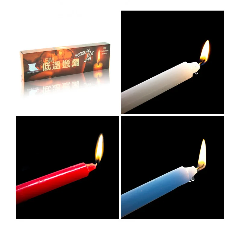 Candle Three Per PackagesmAdult Toys Low Temperature Candles Red Blue White Direct Selling Female