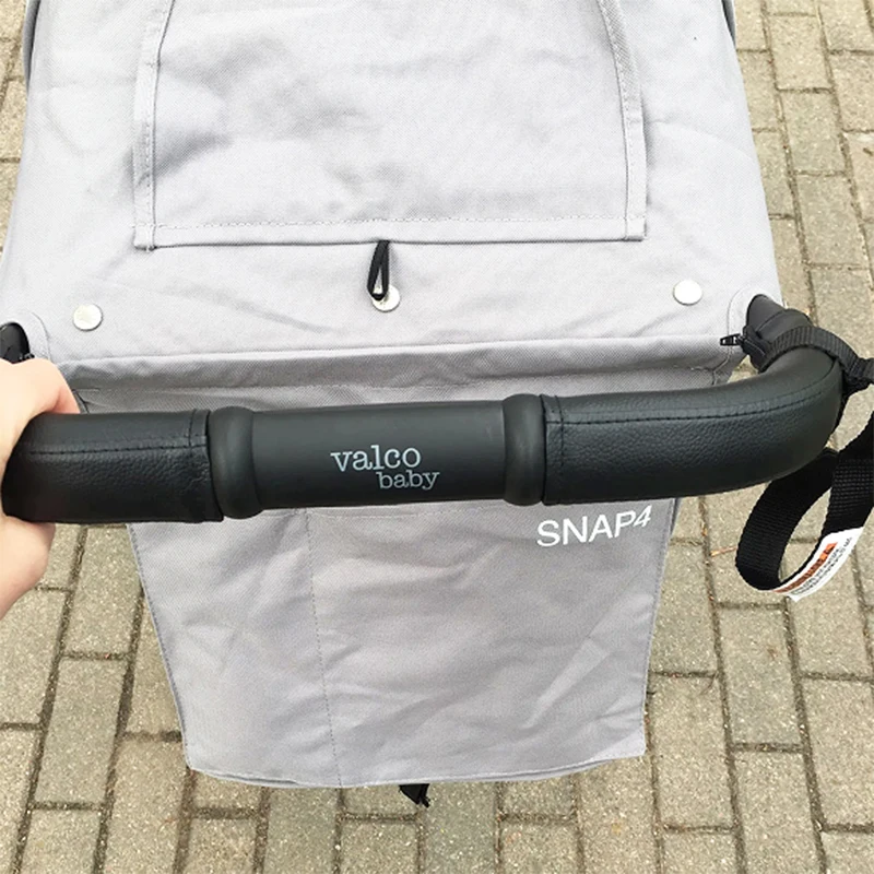 Кожаный чехол для поручней коляски Valco Baby Snap 4, защитный чехол с застежкой-молнией для мамы, аксессуары для коляски