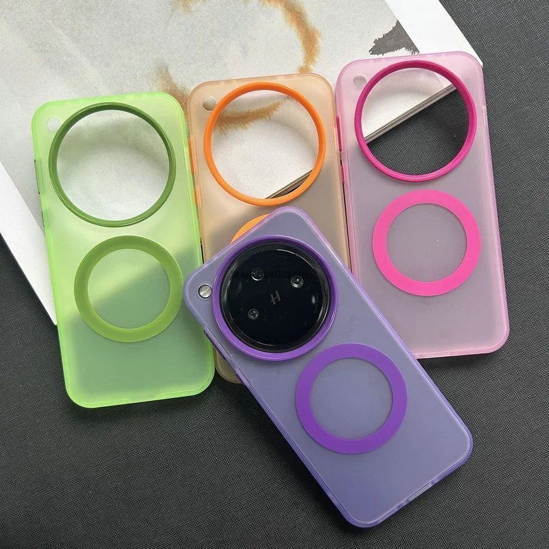 Magnetic Candy Color Military Shockproof Phone Case