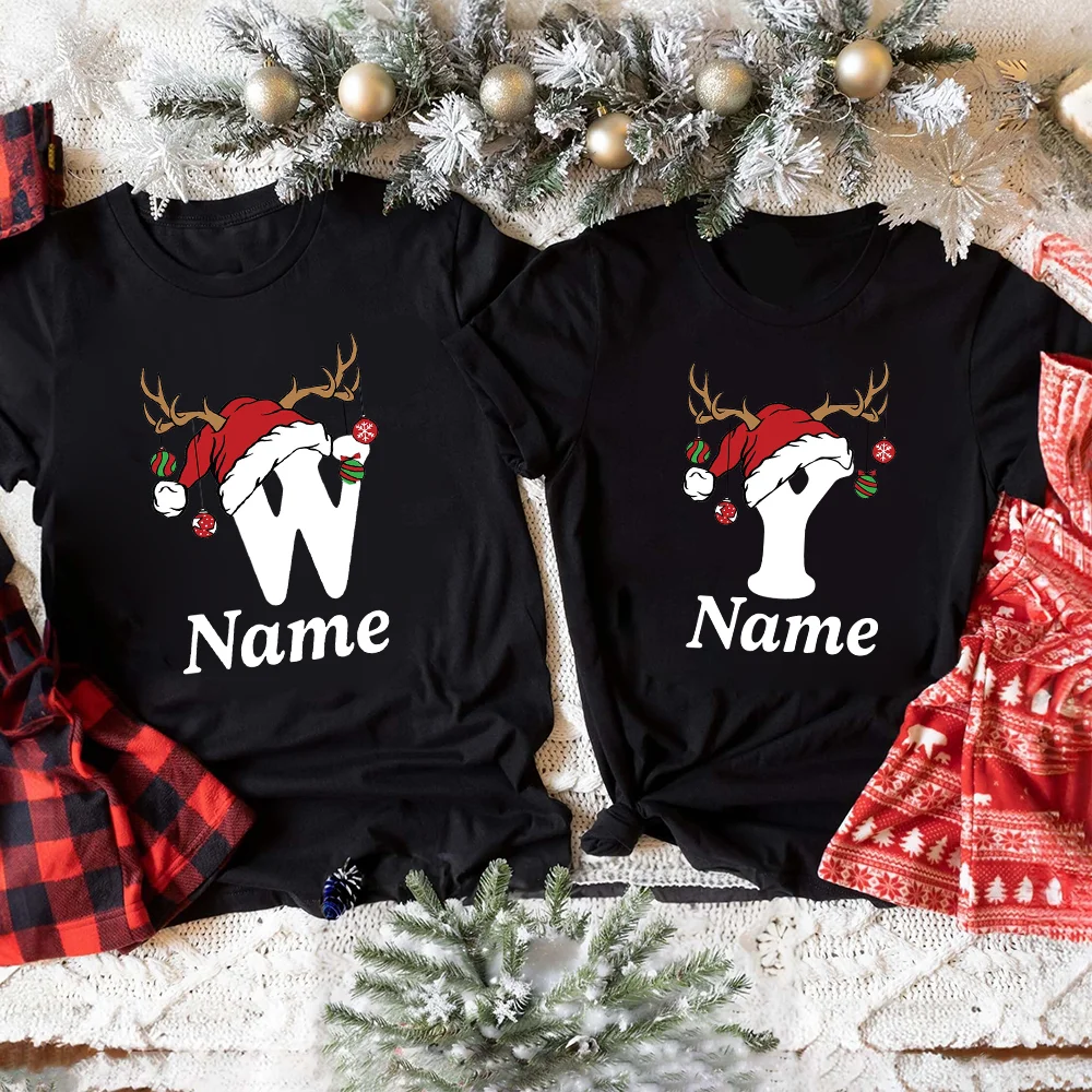 Shirt Personalizzate Magliette Famiglia Natale Magliette Natalizie