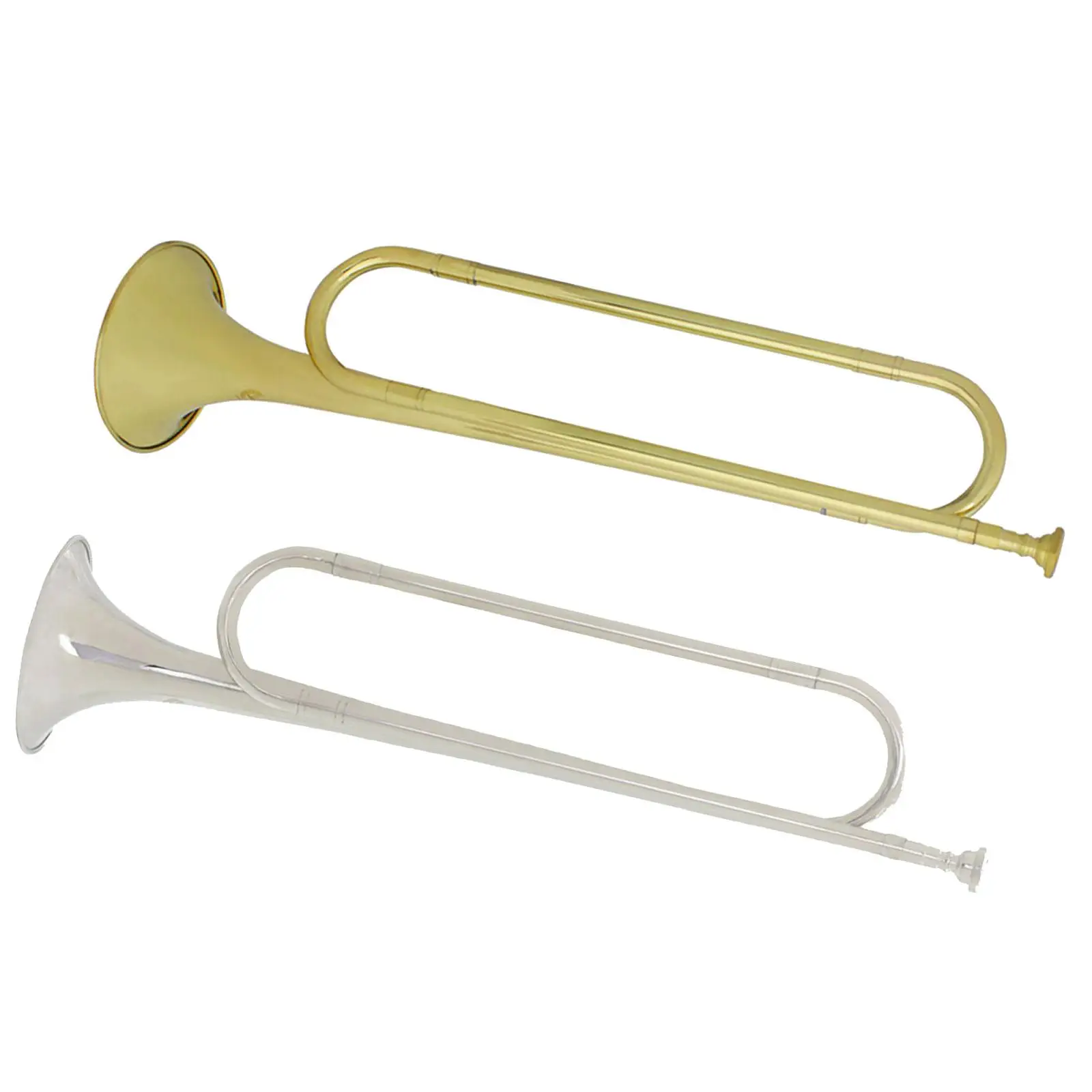 B Flat Bugle Music Instrument Scouting Trumpet Bugle for Orchestra Band