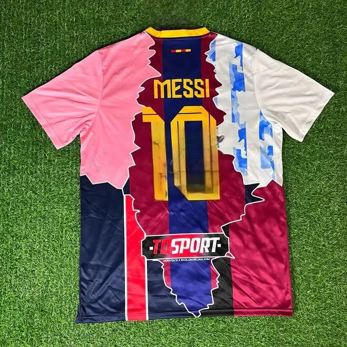 חולצת כדורגל של מסי נוחה ונושמת, ספורט חיצוני, כדורגל, כדורסל, יוגה ועוד.