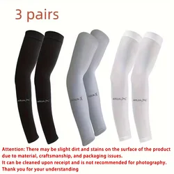 Breathable UV Protection Sleeves for Sports and Outdoor Activities (Mixed color - 3pcs)