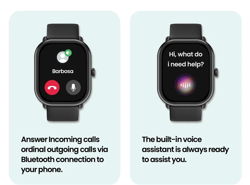 Original Zeblaze GTS 3 Pro 2023 Men Smartwatch 1.97' HD AMOLED Touch Screen BT Call Blood Oxygen Smart Watch for Android IOS