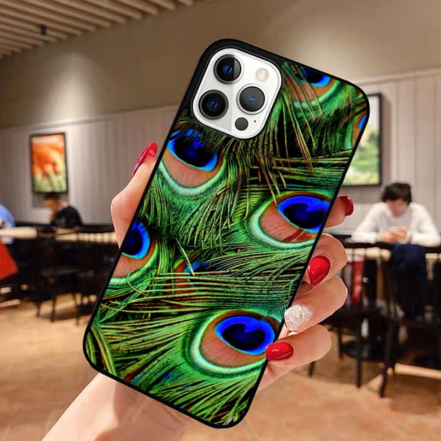 iPhone - Feathers Bird Peacock Feather Phone Case for iPhone 16 15 SE2020 6 7