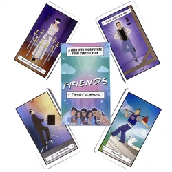 Friends Tarot Deck Leisure Party Table Game High Quality Fortune-telling Prophecy Oracle Cards With PDF Guidebook
