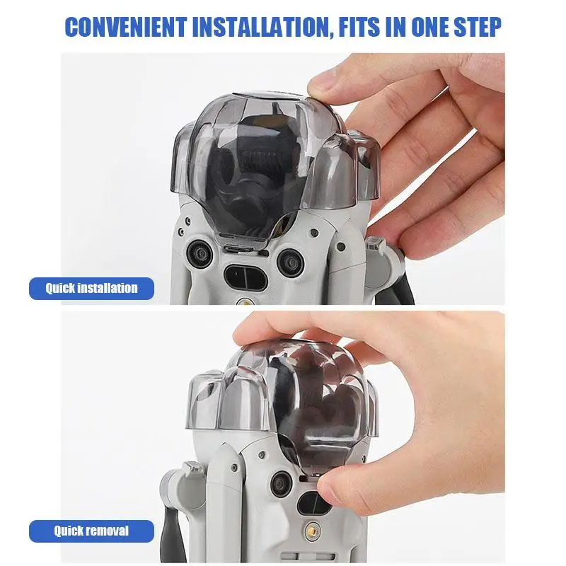 Couvercle objectif grenouille anti-rayures pour DJI Mini 4 Pro