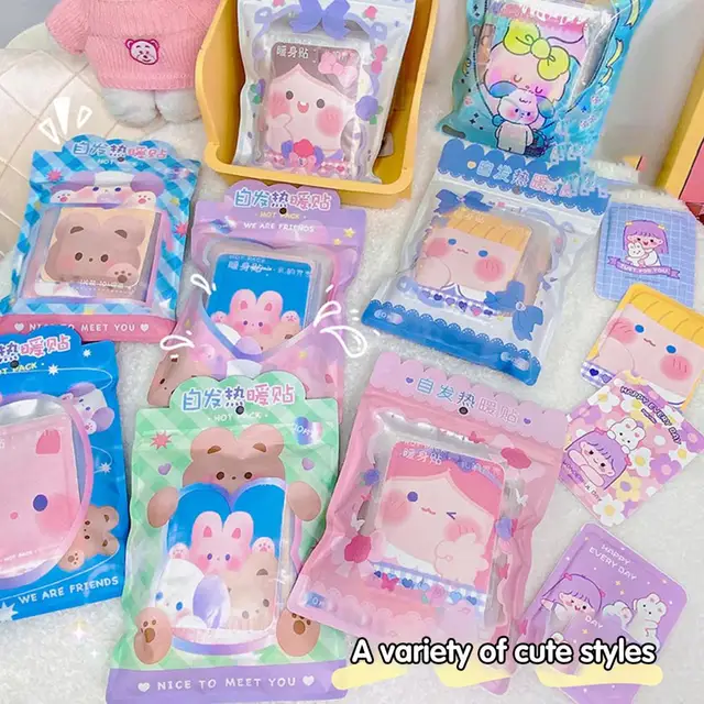 10 Darabos Új Testmelegítő Matricák Hordozható Láb Meleg Aranyos Tartás Téli Kültéri Kéz Derék Melegítő Foltok - Image 6