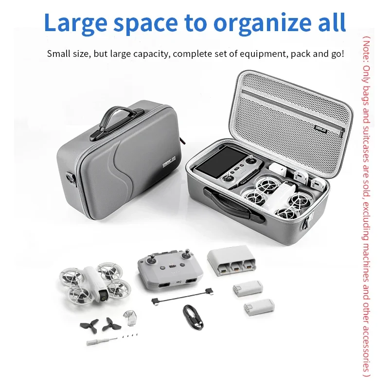 For DJI NEO RC 2 Remote Control Three-Electric Fly Set Storage Case For DJI NEO Handheld Flight Camera Accessory Storage Bag