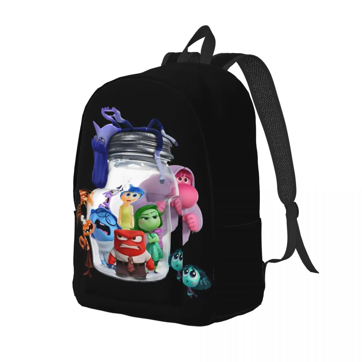 thumbnail image 1 of Mochila de dibujos animados Inside Out 2 para niños, niñas, estudiantes, escuela, bonita mochila para el día a día, para preescolar, jardín de infantes, para exteriores, 1 of 4