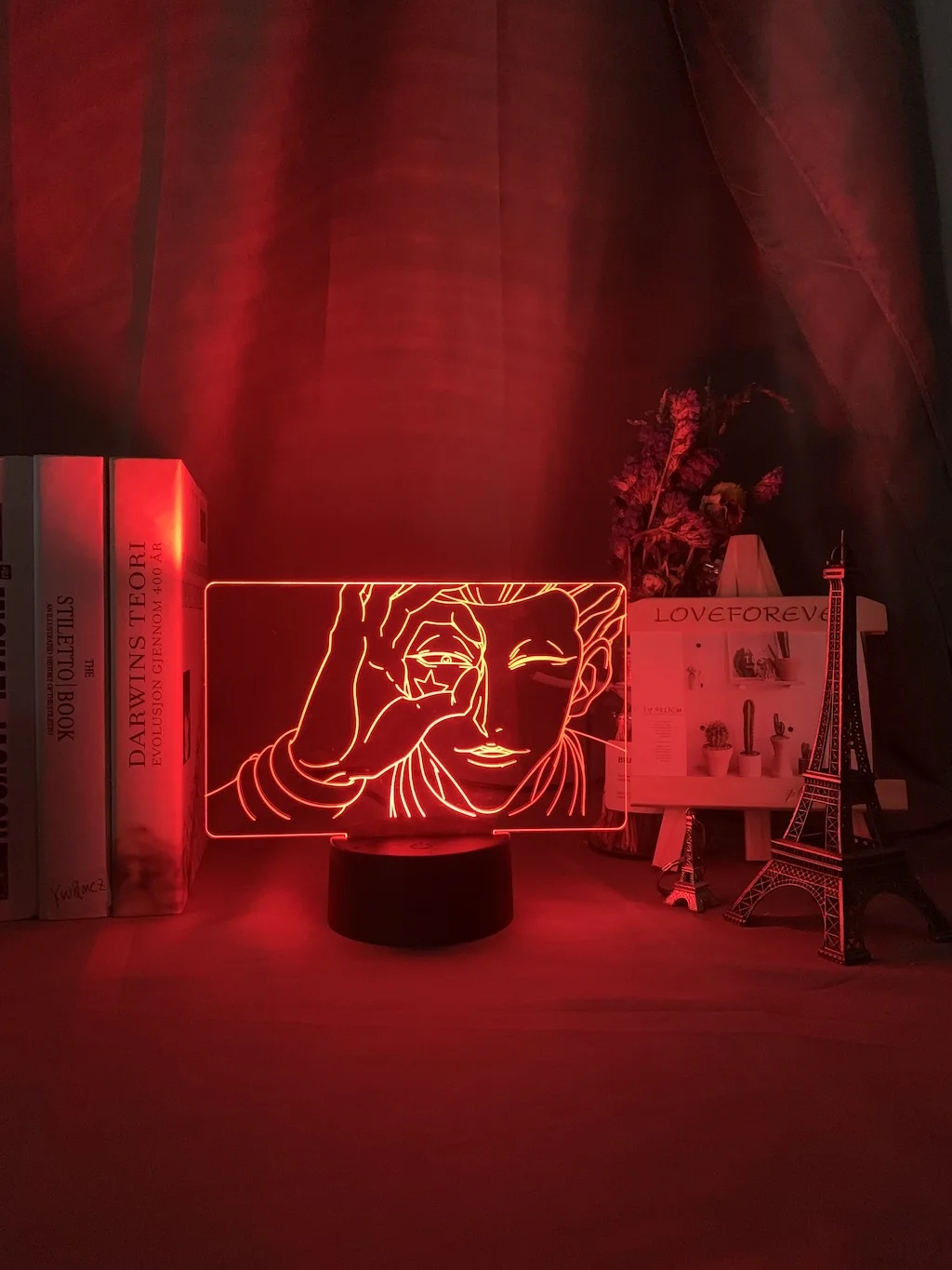 Lâmpada de Mesa Ataque em Titã para Casa Decoração do Quarto Acrílico Anime Legal Criança Presente Manga Aot Noite Ataque no Titã 3d Luz 8 Computers & Electronics