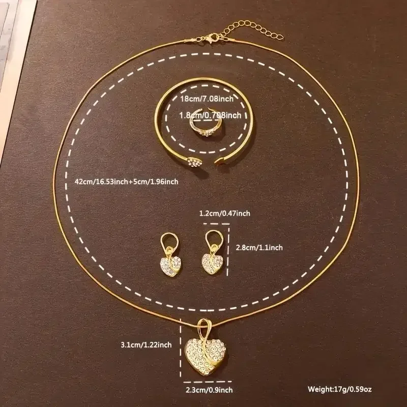 6PCS/set Women Watch Luxury Elegant Alloy Watch Crystal Wristwatch For Ladies Gift Quartz Watch Alloy Rhinestone Bracelet Montre