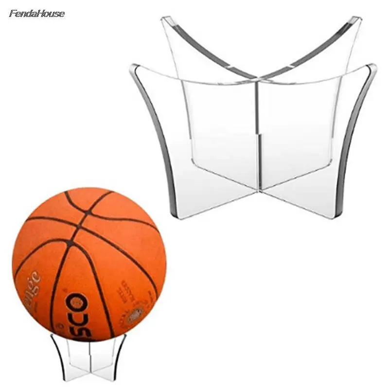 New Multi-function Acrylic Display Stand Bowling Rugby Basketball Soccer Ball Bracket Holder Acrylic Rack Support Base 2
