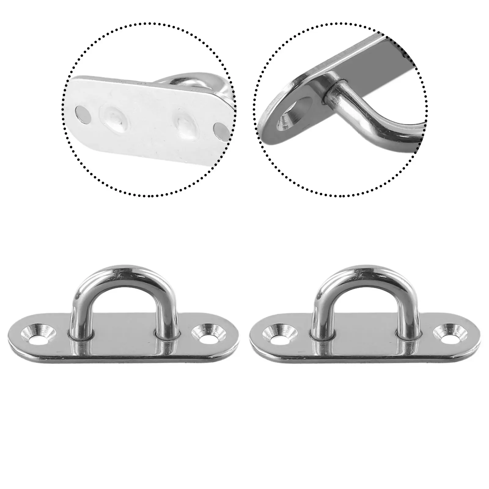 

High Quality Brand New Exquisite Practical Ceiling Hook 2Pcs 6*2*2.8cm Ceiling Fan Chandel Ceiling Hanging Kit