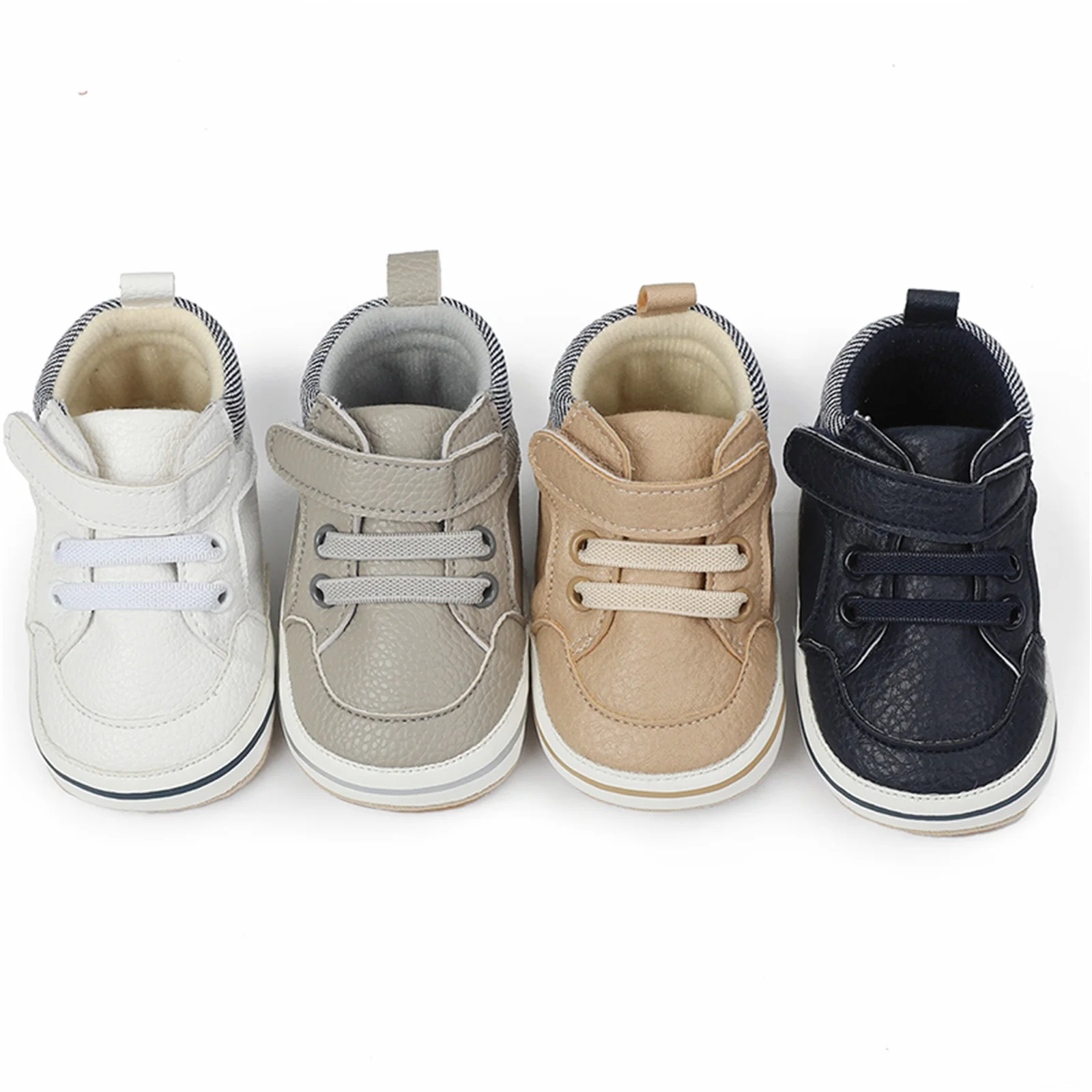 Infant Toddler Baby Girls Boys Casual Sneakers PU Leather Anti-Slip