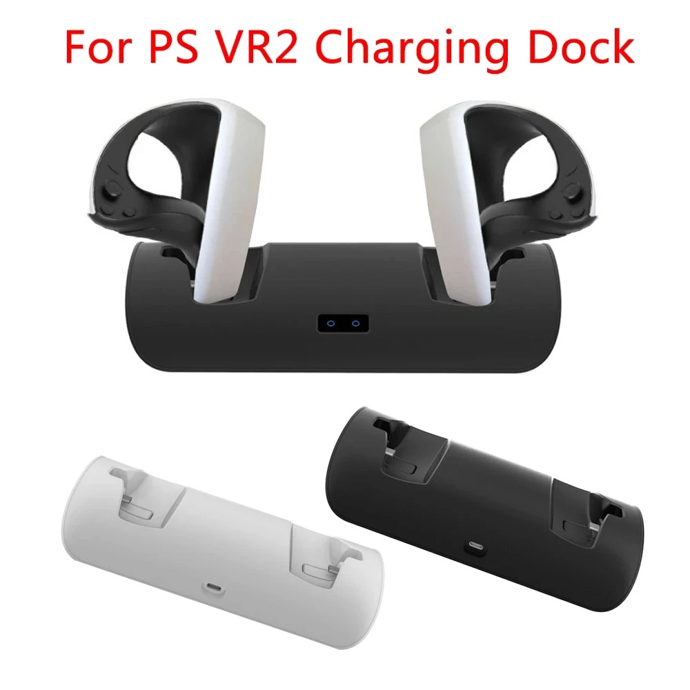 For PS VR2 handle charging base with display light PSVR2 game handle simple two-seat charger PSVR2 handle charger
